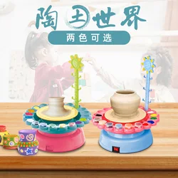Mini máquina de cerámica eléctrica para niños, juguete recargable, máquina de arcilla para estudiantes, Kits de manualidades Fimo para niños, gran oferta