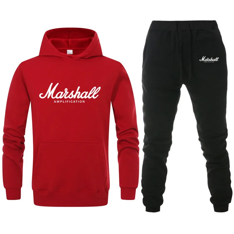 90% OFF 2019 new marshall  men/women lovers hoodie marshall  suit  mens casual sports fitness suit cotton autumn/winter warm hoodeds xxl