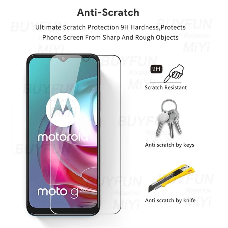 Bộ 2 Kính Cường Lực Cho Motorola Moto G30 G20 G10 Glam 9H Bảo Vệ Màn Hình Trong Cho Moto G 30 20 10 30G 20G 10G 2021 Điện Thoại Phim Bao