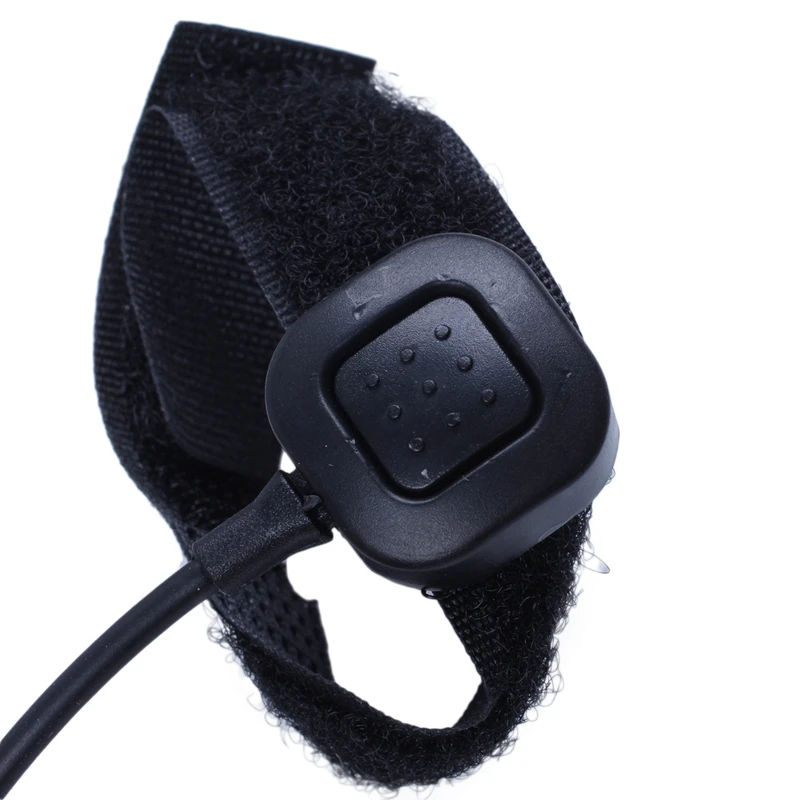 Гибкий горло микрофон скрытый Акустическая трубка наушник гарнитура с пальцем PTT для Motorola MH230R MR350R MS350R MT350R MG