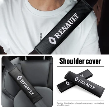 

Car Styling 2pcs Auto Shoulder Pads Cover Case For Renault Duster Megane 2 Logan Megane 3 Clio Car Interior accessories