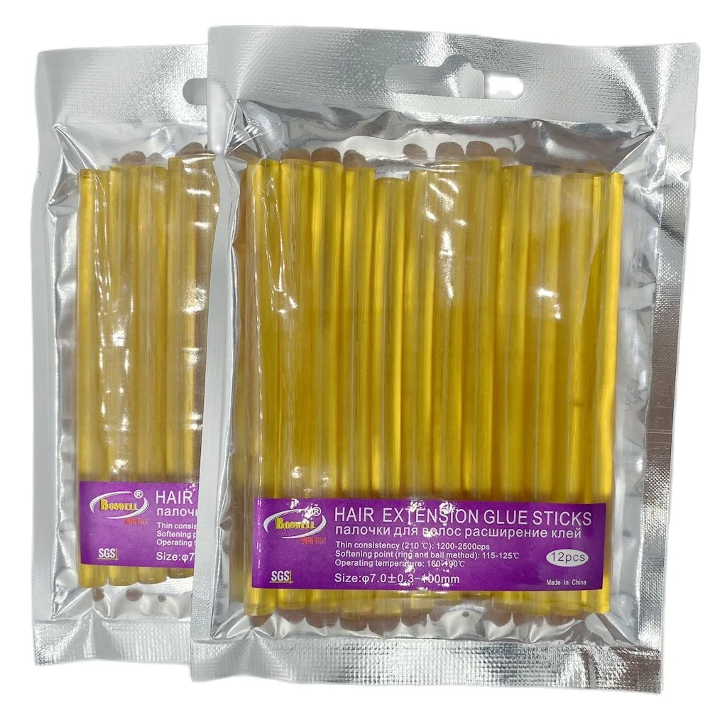 Hair Extension Glue Sticks 24 PCS/Lot diameter 7 x 100 mm Hot Melt 3 color