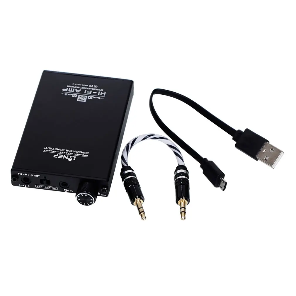 

Professional Portable Headphone Amplifier Built-In Battery High Impedance Fever Hi-Fi Headphone Amplifier