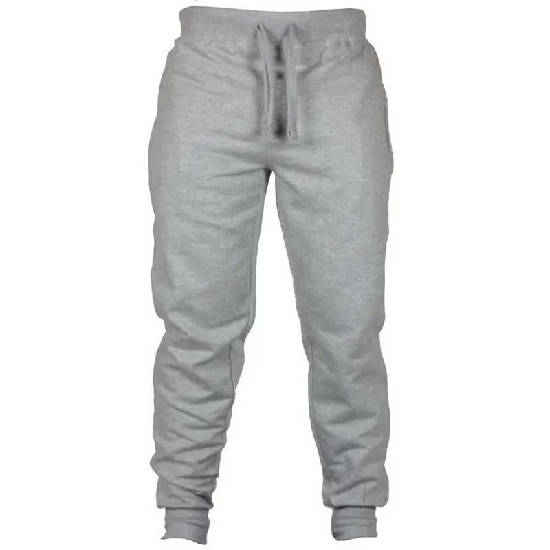 light gray MoneRffi, повседневные спортивные штаны, одноцветные, модные уличные брюки, мужские штаны для бега, большие размеры, брендовые, высокое качество, серые мужские штаны - Цвет: light gray