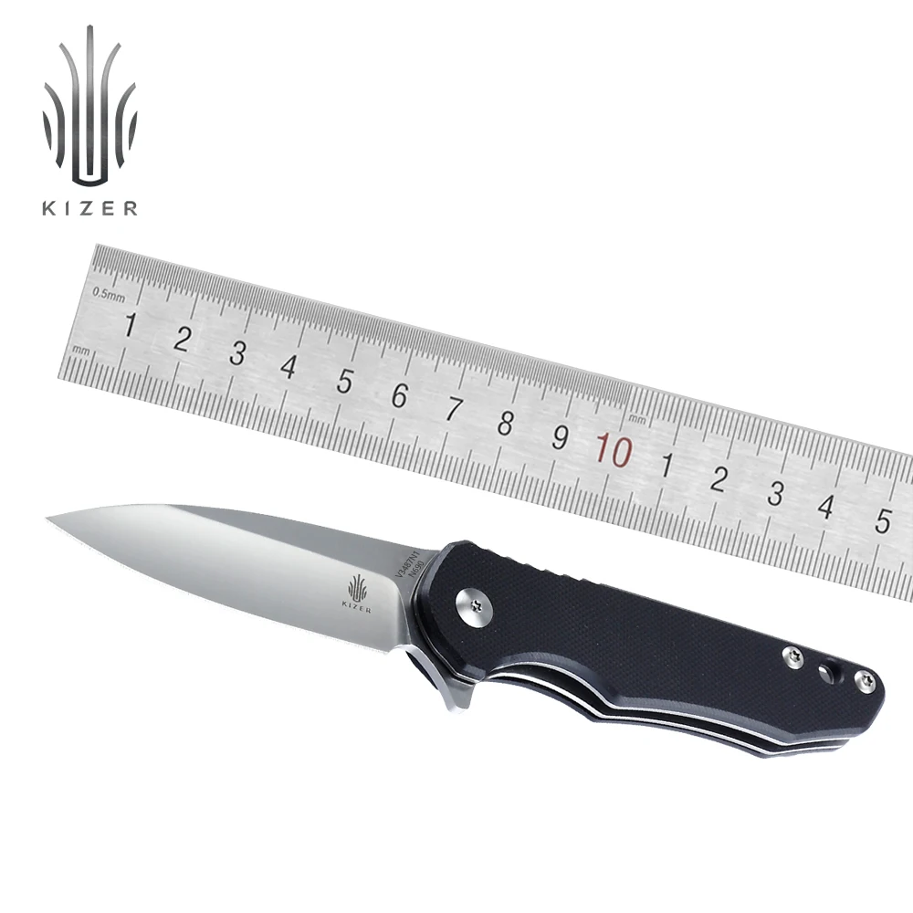 Складной нож Kizer Barbosa V3487N1 G10 ручной для бушкрафт полезные инструменты