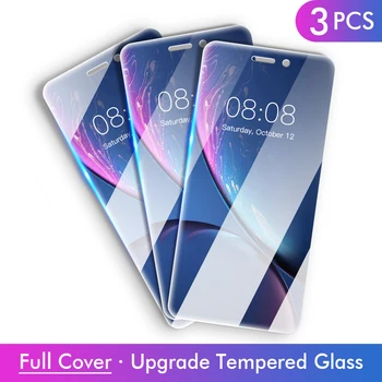 

Full Cover Glass For iPhone 6 6S 7 8 Plus X XS Max XR 11 Pro HD Anti-Burst Tempered Glass Screen Protector