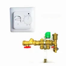 Minco тепловой M5.03I Подогрев водяного пола температурный контроллер ручной термостат 230 В NC без привода 0~ 40 градусов красный свет