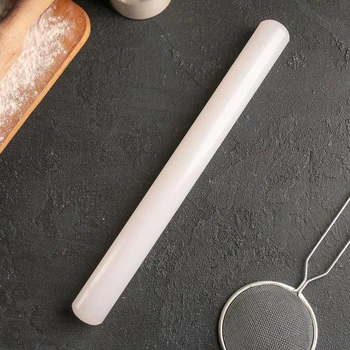 

Rolling pin confectionery smooth "Classic", 33 cm, acrylic