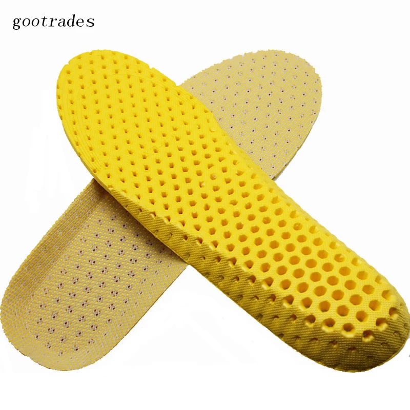 1pair Stretch Breathable Deodorant Shoe Running Cushion Insoles Pad Insert 35-40