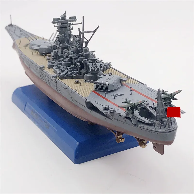 World of Warships 1/1000 Japan Musashi Battleship Finished Model Alloy Hull Military Ornaments Static Ship Model Collection