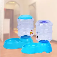 Автоматическая кормушка питатель питьевой фонтан питатель собака и миска для кошек и собак ПЭТ портативный блюдо товар для кота товары для домашних животных бутылка