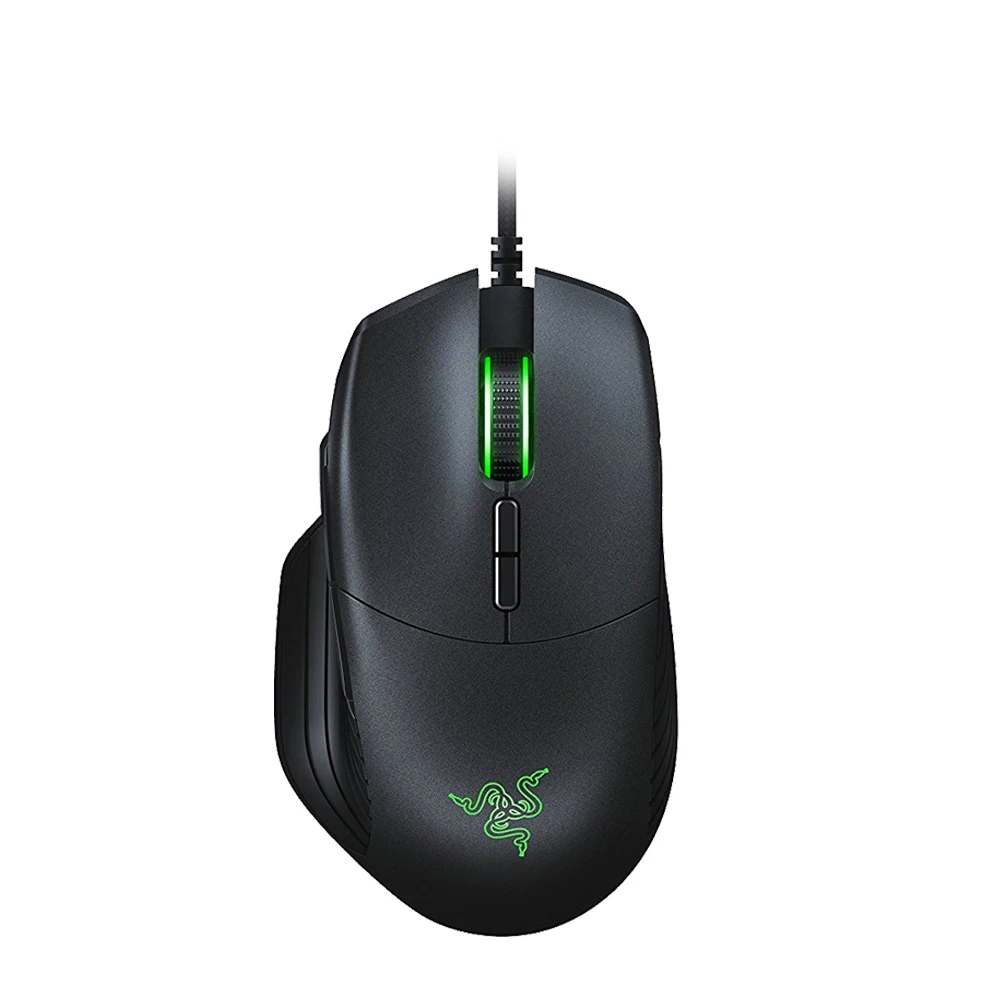 Игровая мышь razer Basilisk, 16000 dpi, 5G, оптический сенсор, Chroma, RGB, FPS, настраиваемая, колесо прокрутки, сопротивление, 8 кнопок, проводная мышь