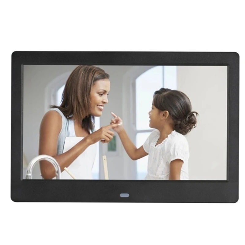 

SJD-1003 10 Inch LEDs Digital Photo Frame 1024 x 600 H-D Screen Desktop Album Display Image MP4 Video MP3 Audio Clock Calendar w