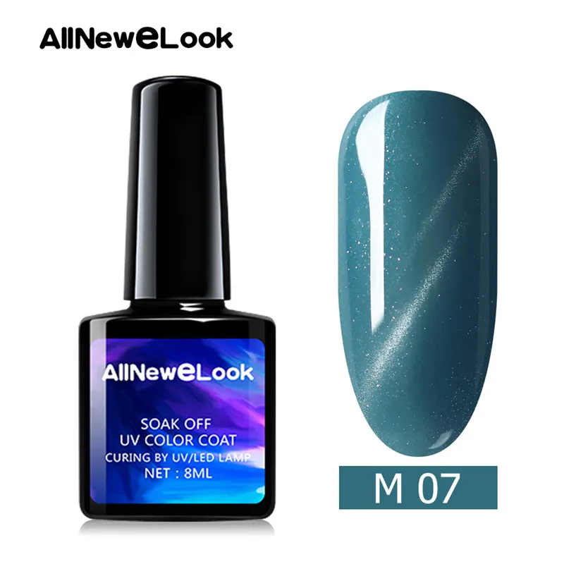 Allneweook Cateye 3D Гель-лак полигель набор для ногтей 8 мл УФ-гель для ногтей 48 цветов замачиваемый Гель-лак для ногтей горячая распродажа - Цвет: 7