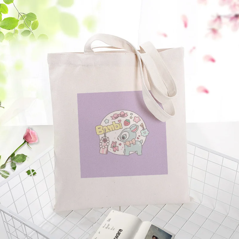 Фиолетовая серия холщовая вместительная сумка для покупок сумка с пользовательским принтом текстовый логотип DIY ежедневное использование экологическая многоразовая утилизация сумки