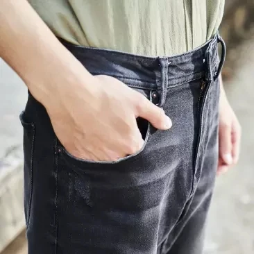  Xiaomi soft Slim fit Straight jeans High elasticity and comfort Trousers Casual Autumn winter Pants