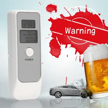 

Portable Handheld Dual LCD Display Digital Alcohol Tester Professional Breathalyzer Drunk Driving Inspection Alcohol Detector