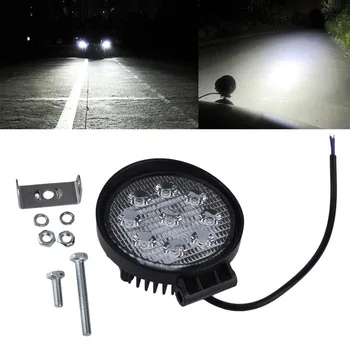 

1Pcs 27W LED Work Light 12V 24V IP67 Fog Light Off Road ATV Tractor Train Bus Boat Floodlight 4x4 ATV UTV Work Light