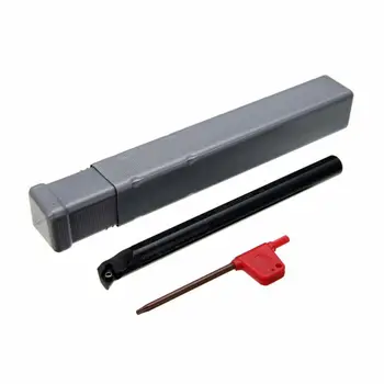 

4pcs 12mm Lathe Turning Tool Holder Boring Bar&10 DCMT0704 Carbide Inserts Set