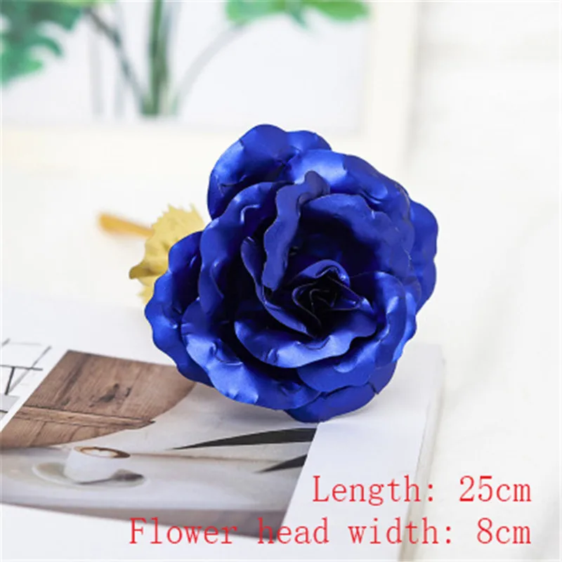 1 foil flower Blue