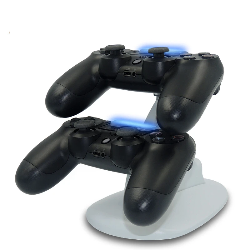 Контроллер Зарядное устройство док светодиодный двойной USB PS4 Подставка для зарядки Колыбель для sony Playstation 4 PS4/PS4 Pro/PS4 тонкий контроллер