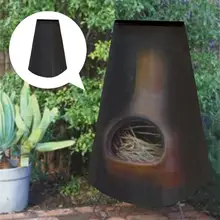 210D ткань Оксфорд открытый огонь яма Крышка черный Открытый водонепроницаемый пыленепроницаемый нагреватель крышка защита для террасы пылезащитный чехол