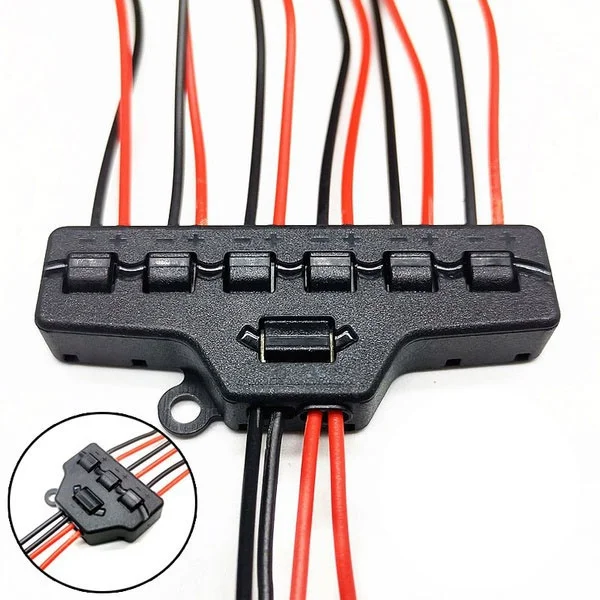 Quick Connect Low Voltage Wire Splitter Distribution Block For Lighting Led Strip