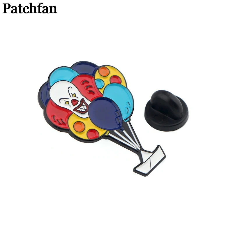 Patchfan Stephen King's IT horror DIY цинк галстук значки пункт рубашка сумка Одежда Кепка рюкзак броши для обуви украшение A2351
