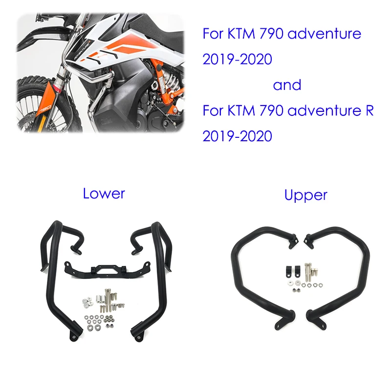 Новинка для KTM 790 adventure R ADV 2019 2020 защита двигателя мотоцикла от Краш Танк Бар Бампер