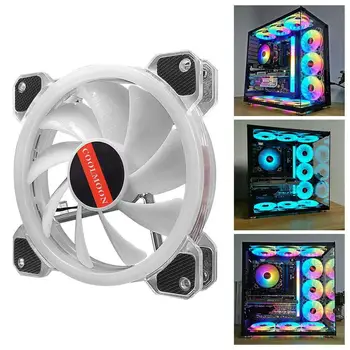 

Aigo DR12 Pro Cooler Radiator PC Case Fan RGB 120mm Speed Fan Mute Fan Cooler Fan Adjust RGB IR SYNC Cooling Computer Fan A U5Q3