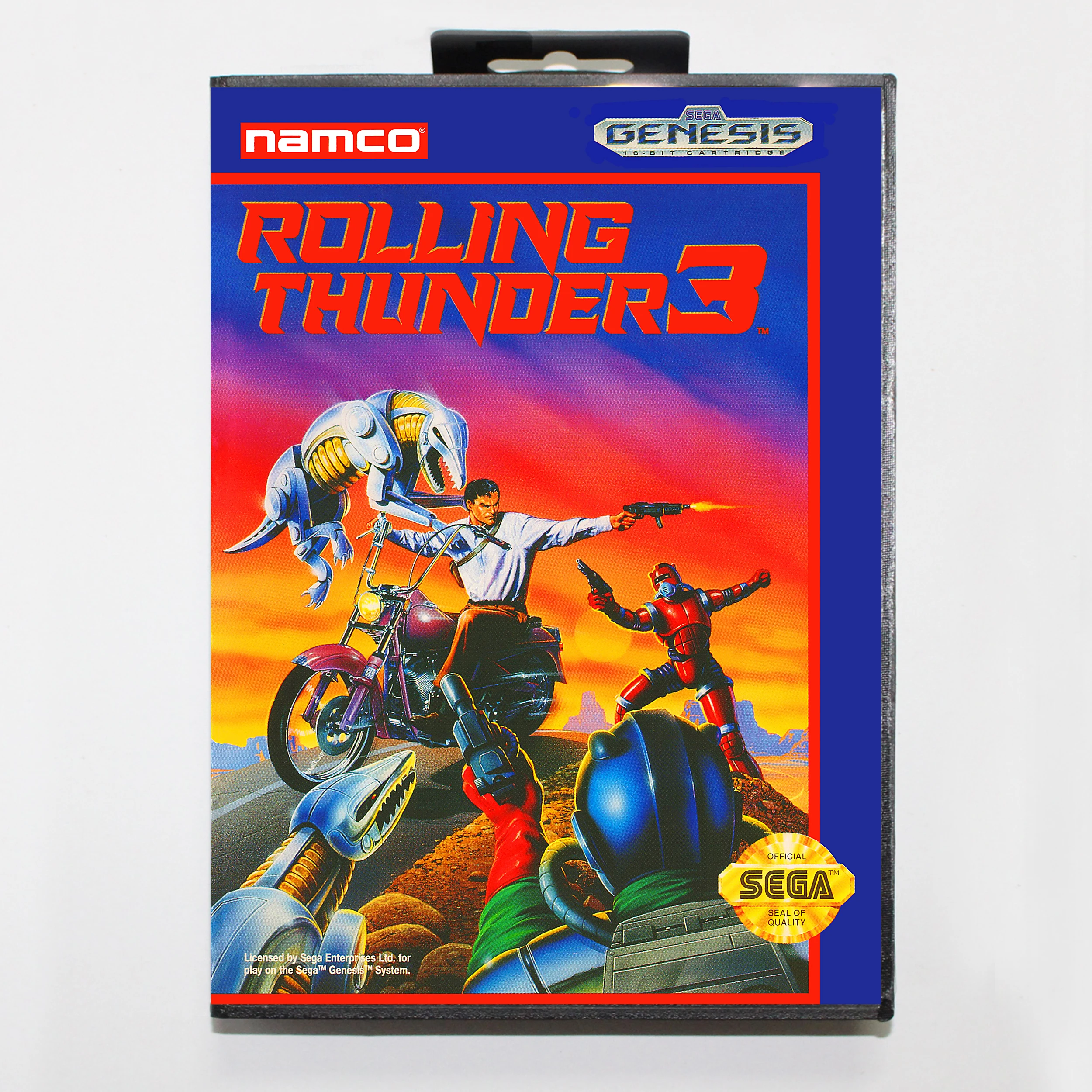 Игровая карта Rolling Thunder 3 16bit MD для Sega Mega Drive/ Genesis с розничной коробкой | Электроника