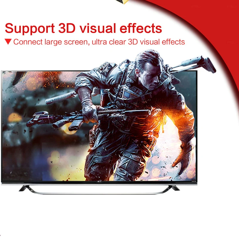 Высокоскоростной HDMI кабель позолоченный Соединитель с красной, черно-белой сеткой 1080 P, 0,5 m, 1 m, 1,5 m, 2 m, 3 m, 5 m, 8 m, 10m