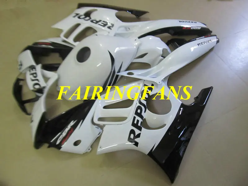 Мотоцикл обтекатель комплект для HONDA CBR600F3 95 96 CBR 600 F3 CBR 600F3 CBR600 1995 1996 Белый Черный Обтекатели кузова+ подарки HT05