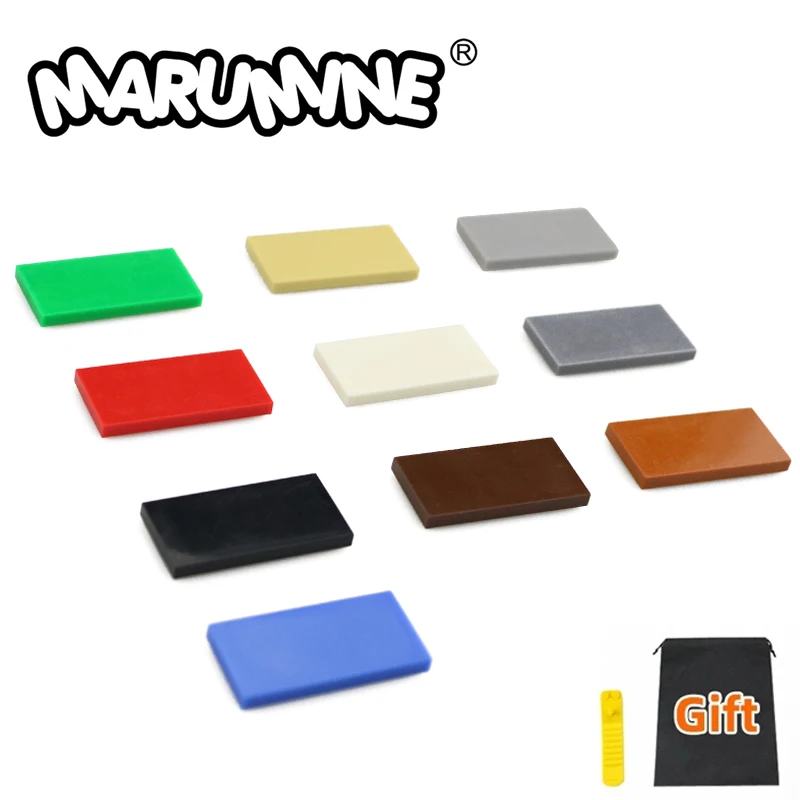 Marumine-bloques de construcción clásicos para niños, placa de azulejos Moc 2x4, 87079, accesorios de suelo, piezas, juguetes de aprendizaje DIY