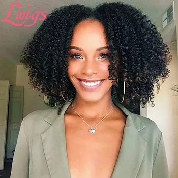 

Brazilian Afro Kinky Curly 360 Lace Frontal Wigs With Baby Hair Bob Kinky Curly 360 Lace Frontal Human Hair Wigs For Black Women
