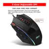 Zelotes C-13 Wired Gaming Mouse 13 Programming Keys Adjustable 10000DPI RGB Light Belt Built-in Counterweight Mechanism mouse ► Photo 3/6