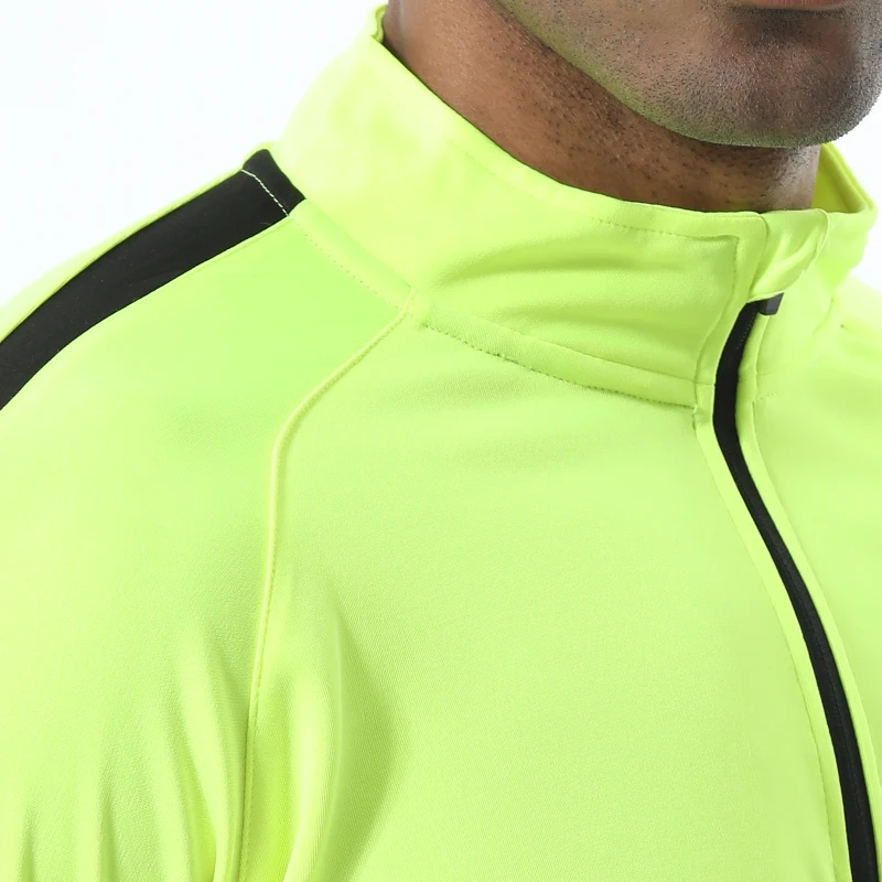 Футбольная форма на заказ, спортивный Спортивный Топ для велоспорта, быстросохнущая мужская куртка для бега с длинным рукавом