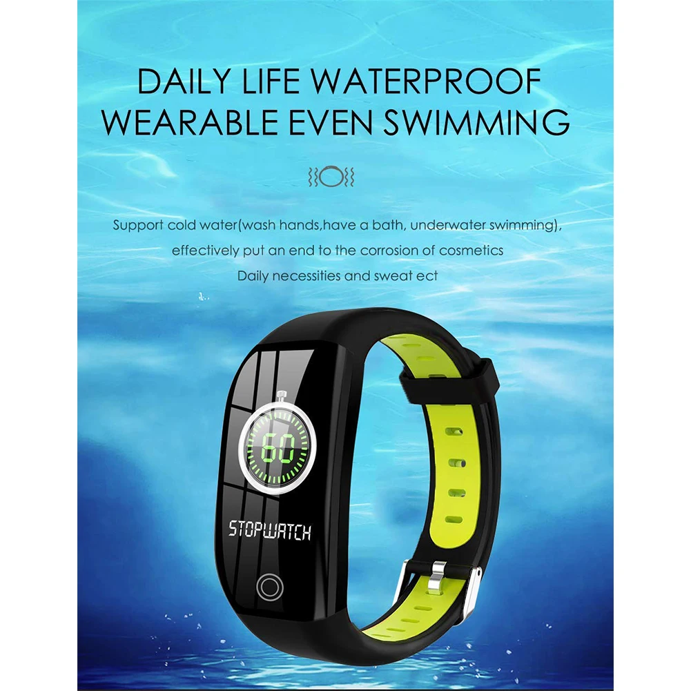 F21 Alarm Clock Heart Rate Sensor Gift Sleep Detect Waterproof Smart Watch Step Counter Bluetooth Fitness Tracking Calorie Sport
