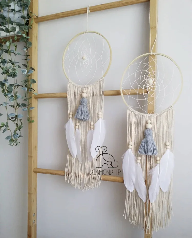Ins wind DREAM CATCHER Висячие ремесленные украшения дома студия устраивает Фото аксессуары реквизит для фотосъемки