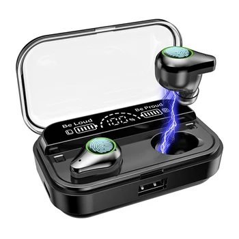 

LED Digtal Display Bluetooth Earphone Wireless Sports Headset Bluetooth 5.0 Stereo Touch Control Sport Smart Earbuds