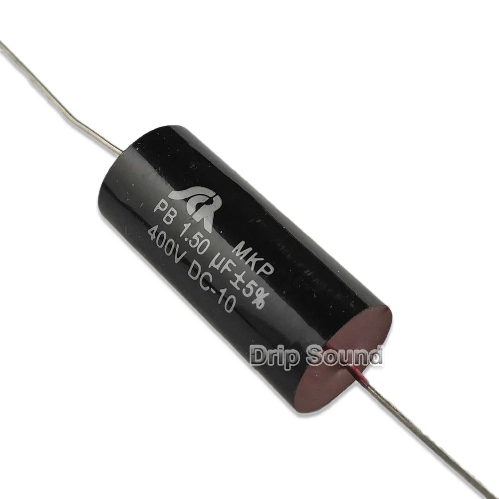 2pcs 3.3uF-22uF 400V Tweeter Speaker Frequency Divider Crossover Polypropylene Non-Polarity Capacitor