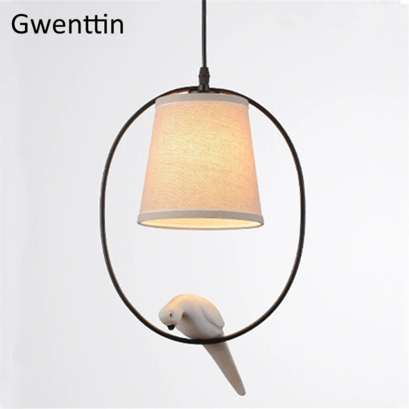 Подвесной светильник в виде птицы домашний декоративный настенный для гостиной