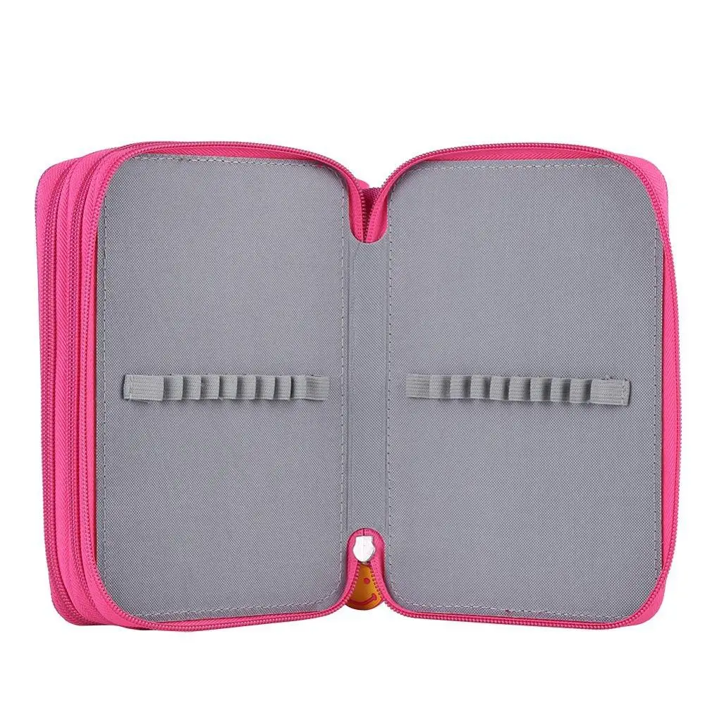 

Kawaii 52 Holes Pencil Case School for Girls Boys Pencilcase 3 Layers Penal Cute Cartridge Multifunctional Stationery Box Supplies
