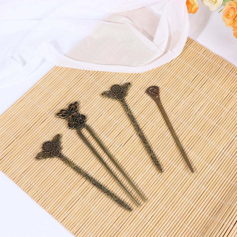 10 шт. заколка в винтажном стиле Креативные аксессуары для волос бронзовая