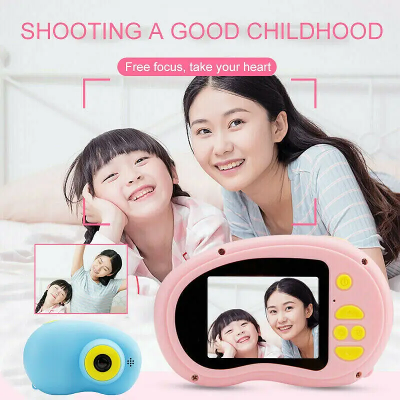 Мини HD 1080P 2,0 дюймов lcd Компактная цифровая камера для детей подарочная партия