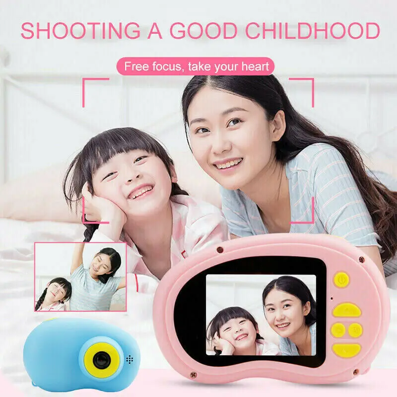 Компактная цифровая мини-камера HD 1080P 2 0 дюйма с ЖК-дисплеем для детей Подарочная