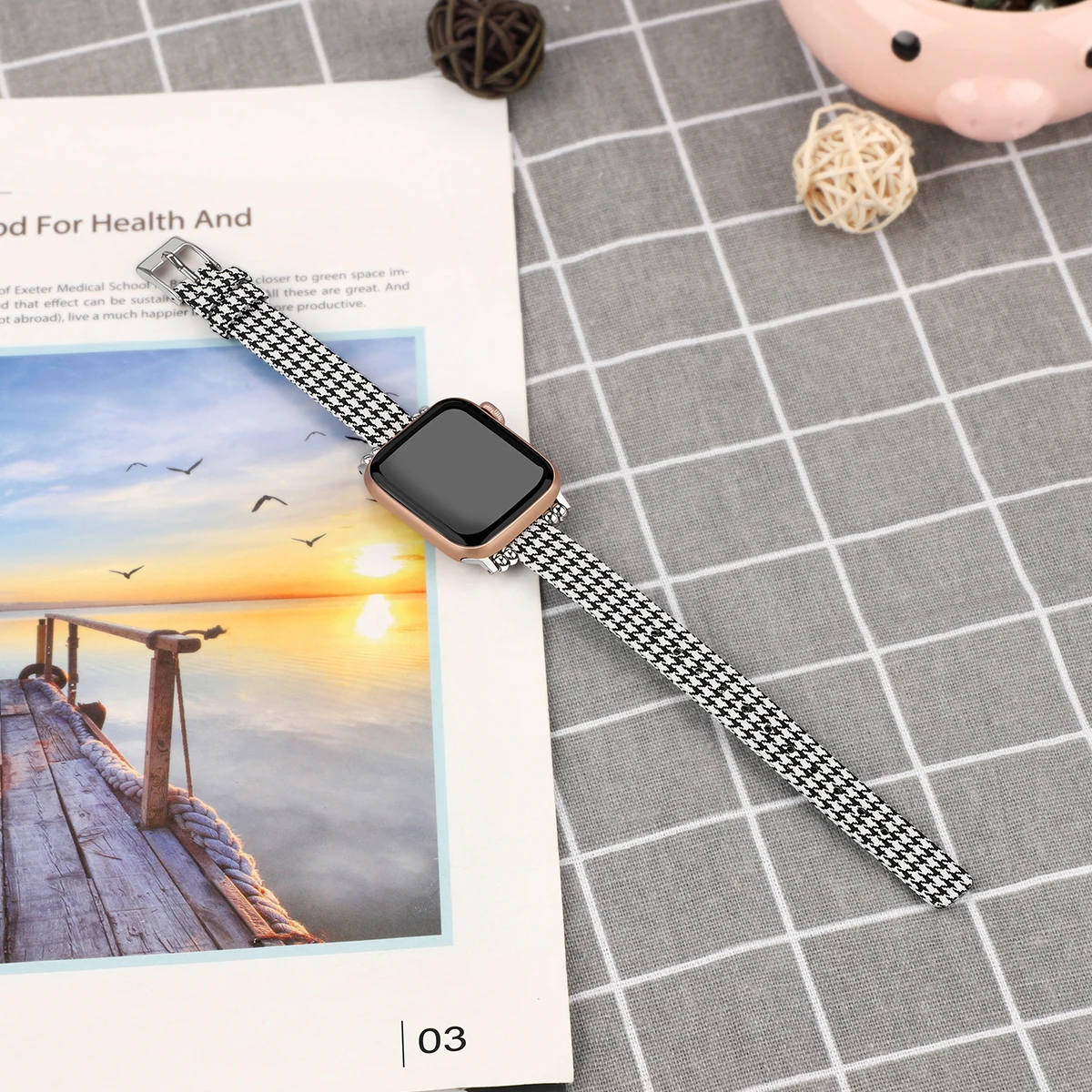 Тонкий ремешок для Apple Watch 38 мм, 42 мм, 40 мм 44 мм, Заводское производство, браслет для наручных часов Iwatch, ремешок series 5/4/3/2/1 84002
