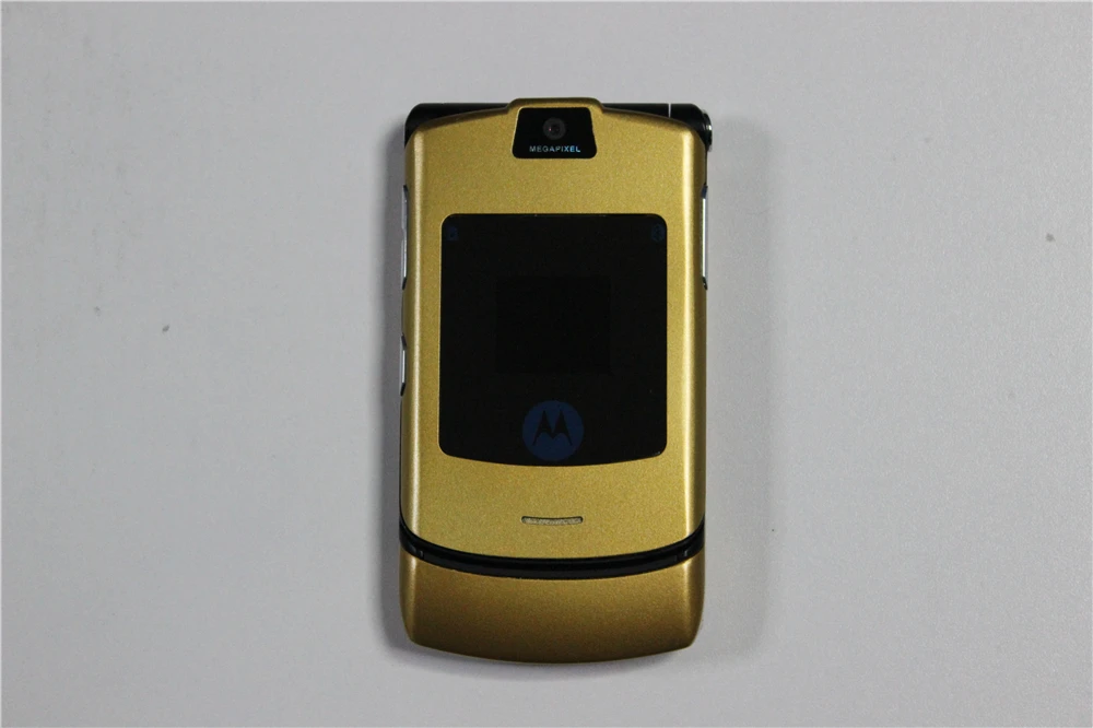refurbished samsung phones V3i 100% Original Motorola Razr V3i Quad Band Flip GSM Bluetooth MP3 Unlocked Old Used Mobile Phone second hand iphone