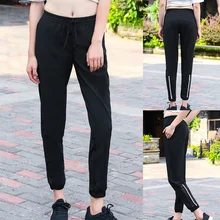 Женские спортивные брюки Светоотражающие Йога компрессионные беговые колготки женские сетчатые облегающие брюки для фитнеса G66