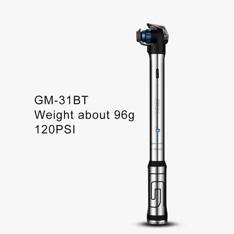 GM-31BT GIYO велосипедный насос электрический насос давление воздуха 120PSI беспроводной Смарт Bluetooth воздушный насос клапан Schrader Presta велосипедный насос - Цвет: GM-31BT